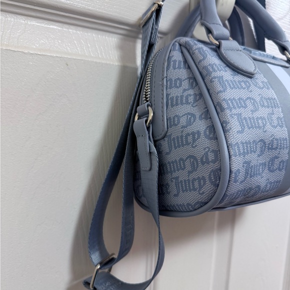 NWT Juicy Couture State of My Heart Satchel in Dusty Blue - Picture 4 of 9